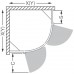 ROLTECHNIK Duschecke Viertelkreis mit Zweiflügel-Tür GR2/1000 131-1000000-00-02