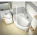 RAVAK SDU Rosa Comfort L Waschtischunterschrank, Birke/weiß X000000162