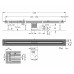 VIEGA Advantix Duschrinnen und Bodenabläufe - ohne Stegrost 30-120 cm, 686277