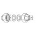 WILO Verschraubung für Zirkulationspumpe Rp 3/4"x G 1 1/4" 4016172