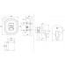 RAVAK NEO NO 065.00 R-Box Batterie Wannenmischer X070045