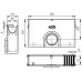 ACO Self Euroline Einlaufkasten 0,5 m DN/OD 110, mit Microgrip-Rost aus Kunststoff 416327