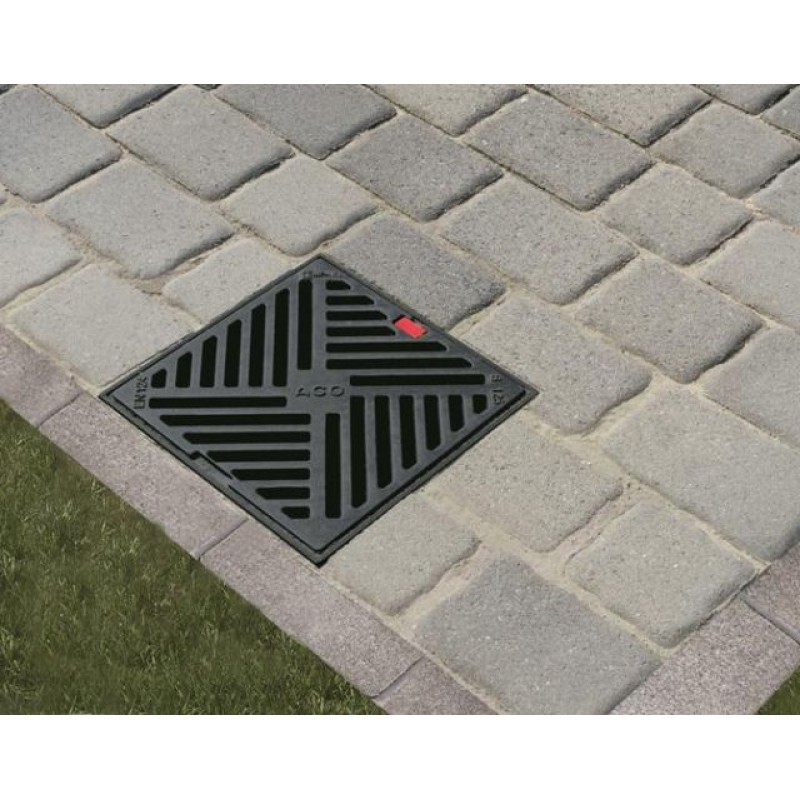 Aco Self Hofablauf, Rost aus Gusseisen, 01552