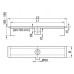 ACO ShowerDrain E Duschrinne 1200 mm, ohne Rost, 0153.73.41