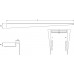 ACO ShowerStep Gefällekeil links L 1490 mm, H 10 mm, Oberfläche geschliffen 9010.72.41