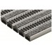 ACO Vario 2.0 Schuhabstreifermatte 60 x 60 cm, Rips mit Cassettenbürsten, hellgrau 3008314