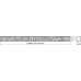 ALCAPLAST CODE Rost für Duschrinne 950mm, Edelstahl-Matt CODE-950M
