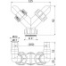 ALCAPLAST Doppelknie G1" / 17-23 P148