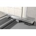 ALCAPLAST Duschrinne mit Rand 550 mm für den perforierten Rost zur Wand APZ4-550
