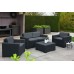 ALLIBERT CALIFORNIA 2 Lounge Set, graphit/grau 17192233