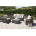 ALLIBERT CALIFORNIA 3 SEATER Lounge-Set, graphit/grau 17198931