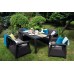 ALLIBERT CORFU FIESTA Lounge-Set, graphit/grau 17198008