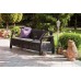 ALLIBERT CORFU LOVE SEAT MAX 3-Sitzer Sofa, 182 x 70 x 79cm, braun/beige 17197959