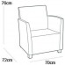 ALLIBERT CORONA Lounge-Sitzgruppe anthrazit/grau 17197872