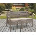 ALLIBERT DELANO Garten-Bank 124 x 65 x 77cm, graphit/grau 17205384