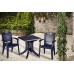 B-Ware ALLIBERT Napoli Gartentisch, anthrazit 17181092 Spuren von Klebeband