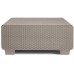 ALLIBERT SALTA/SAPPORO Gartentisch, 70 x 70 x 30 cm, cappuccino 17206013