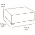 ALLIBERT SALTA/SAPPORO Gartentisch, 70 x 70 x 30 cm, cappuccino 17206013