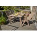 ALLIBERT LIMA 160 Gartentisch, 157 x 98 x 74 cm, cappuccino 17202806