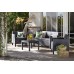 ALLIBERT ORLANDO Lounge-Set 4-tlg., graphit/grau 17202809