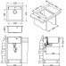 ALVEUS FORMIC 20 Granitspüle, 520 x 510 mm, weiß