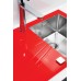ALVEUS Karat 10 Küchenspüle, 860 x 500 mm, rot Karat10/ROT