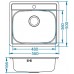 ALVEUS MORE 10 Edelstahlspüle, 560x500 mm, Leinen 1103106