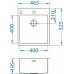 ALVEUS PURE 20 Edelstahlspüle, 465 x 525 mm 1103608