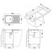 ALVEUS Set BASIC 170 Edelstahlspüle 780x435 mm + Küchenarmatur RIVIERA X Chrom
