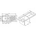 ALVEUS Elegant 100 Küchenspüle CrNi Edelstahl 1110 x 510 mm 1009388