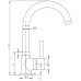 ALVEUS Set LINE 110 Edelstahlspüle 615x500 mm + Küchenarmatur KARINA Chrom