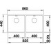B-Ware!BLANCO Andano 400/400-IF Edelstahlspüle InFino 522985-ausgepackt!