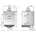 ARISTON 50V CA gas Boiler 50 L, 002208