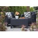 ALLIBERT Balkon Sesselgarnitur CORFU II graphit +grau