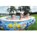 BESTWAY Family Pool Sea Ground, 262 x 157 x 46 cm 54118