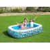 BESTWAY Family Pool Happy Flora, 229 x 152 x 56 cm, eckig 54120