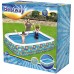 BESTWAY Family Pool Happy Flora, 305 x 183 x 56 cm, eckig 54121