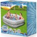 BESTWAY TruPrint Family Pool 213 x 206 x 53 cm, Steinwand-Optik 54423