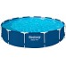 BESTWAY Steel Pro Frame Pool 396 x 84 cm, Set mit Filterpumpe 5612E