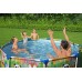 BESTWAY Steel Pro Frame Pool ohne Pumpe, 274 x 66 cm, buntes Panda- und Fuchs-Design 5612F