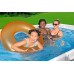 BESTWAY Steel Pro Max Splashview Frame Pool 427 x 107 cm, Komplett-Set mit Filterpumpe 561