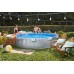 BESTWAY Tanx Stahlwandpool Set mit Filterpumpe 305 x 61 cm, grau, rund 561RW