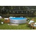BESTWAY Tanx Stahlwandpool Set mit Filterpumpe 305 x 61 cm, grau, rund 561RW