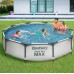 BESTWAY Steel Pro Max Frame Pool 305 x 76 cm, Set mit Filterpumpe 56408