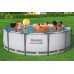 BESTWAY Steel Pro Max Frame Pool 366 x 122 cm, Set mit Filterpumpe 56420