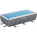 BESTWAY Steel Pro Max Frame Pool 404 x 201 x 100 cm, mit Sandfilteranlage 56442