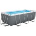 BESTWAY Power Steel Frame Pool-Set 412 x 201 x 122 cm, mit Filterpumpe 56456