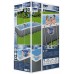 BESTWAY Power Steel Frame Pool 732 x 366 x 132 cm, Komplett-Set mit Sandfilteranlage 56475