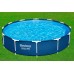 BESTWAY Steel Pro Frame Pool 366 x 76 cm, Set mit Filterpumpe 56681