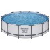B-WARE BESTWAY Steel Pro Max Frame Pool 427x107cm, Komplett-Set mit Filterpumpe 56950-ausg
